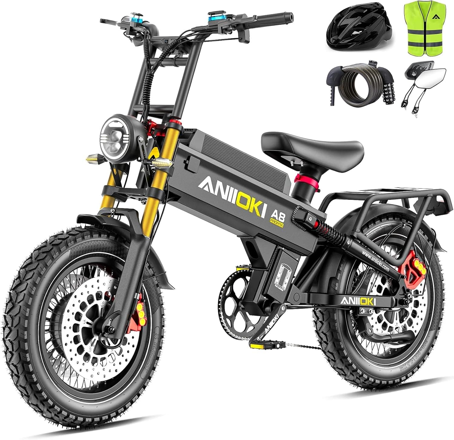 ANIIOKI A8 Dual-Motor Electric Bike